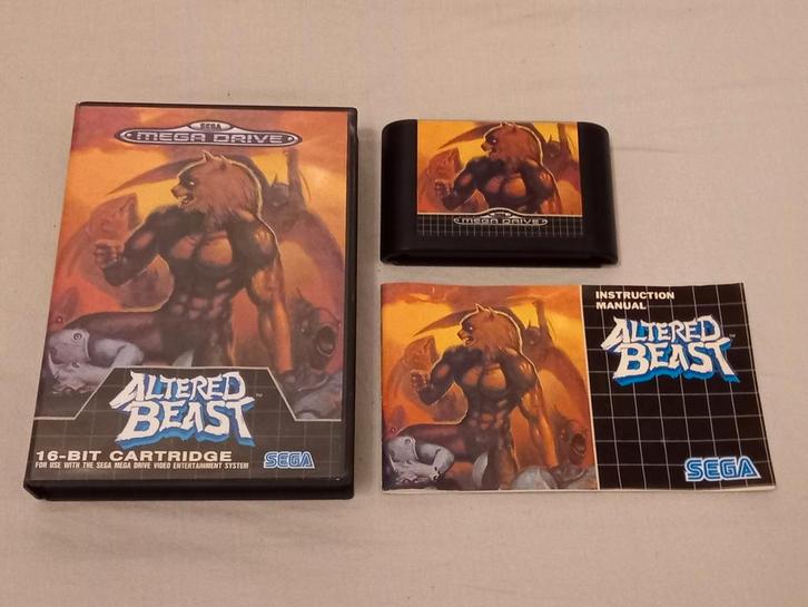 SEGA Mega Drive - Altered Beast, Games en Spelcomputers, Games | Sega, Gebruikt, Mega Drive, Avontuur en Actie, 1 speler, Vanaf 7 jaar