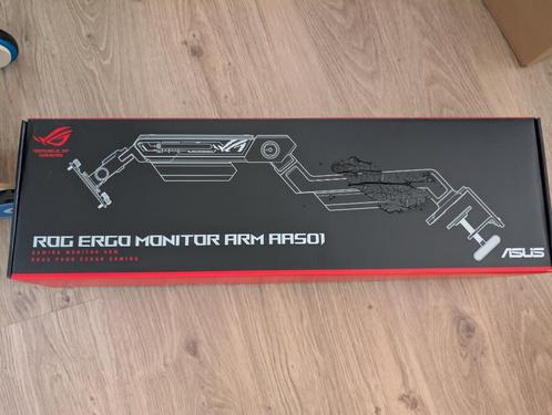 ASUS ROG Ergo Monitorarm monitorarm (met factuur), Computers en Software, Monitoren, Zo goed als nieuw, Gaming, Ophalen