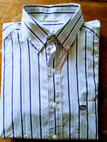 Scapa - chemise rayée (40), Tour de cou 39/40 (M), Comme neuf, Bleu, Scapa