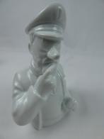 Hergé/Tintin/Haddock/porcelaine brillante/Moulinsart, Collections, Enlèvement ou Envoi, Tintin, Comme neuf, Statue ou Figurine