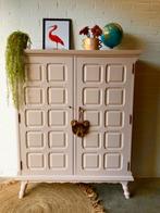 Vintage kast restyled kinderkamerkast,speelgoedkast, Ophalen of Verzenden, Zo goed als nieuw