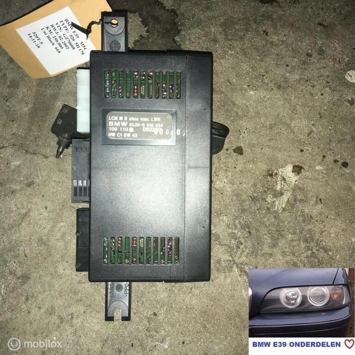 BMW E39,  5-serie  LCM  lichtmodule Lichtcomputer, Auto-onderdelen, Elektronica en Kabels, BMW, Gebruikt, Ophalen of Verzenden