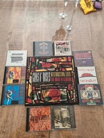 Guns and Roses lot de 9 Cds originaux, Enlèvement ou Envoi, Utilisé