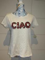 Dames shirt - Ciao - katoen - Mt 40 - wit, Vêtements | Femmes, Comme neuf, Manches courtes, Taille 38/40 (M), Enlèvement ou Envoi