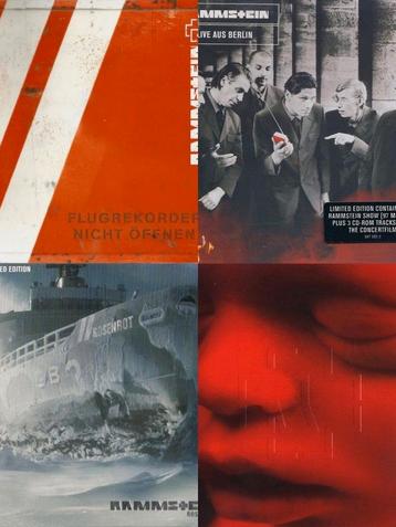 Quatre excellents CD de Rammstein, dont trois éditions spéci, Enlèvement ou Envoi, Comme neuf