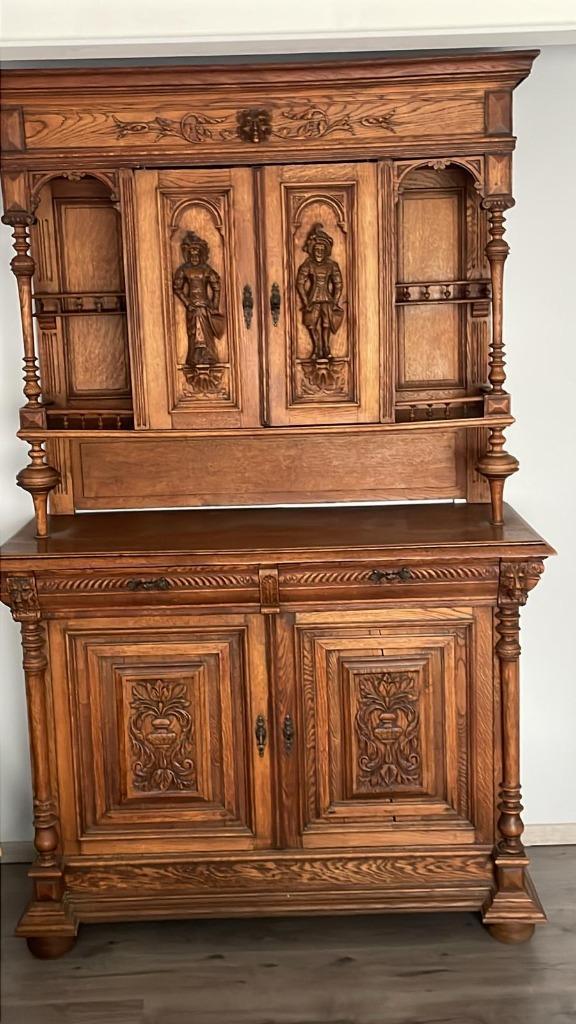 Houten antieke kast, Antiek en Kunst, Antiek | Meubels | Kasten, Ophalen