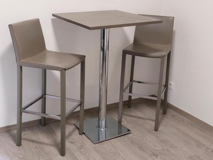 tafel en stoelen, Huis en Inrichting, Tafels | Eettafels, Zo goed als nieuw, 50 tot 100 cm, 100 tot 150 cm, tot twee personen