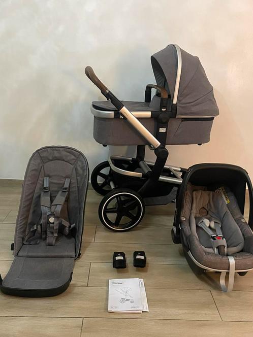 Joolz Day + Radiant Grey kinderwagen 3-in-1 Complete, Kinderen en Baby's, Buggy's, Zo goed als nieuw, Maxi-Cosi, Voetenzak, Ophalen