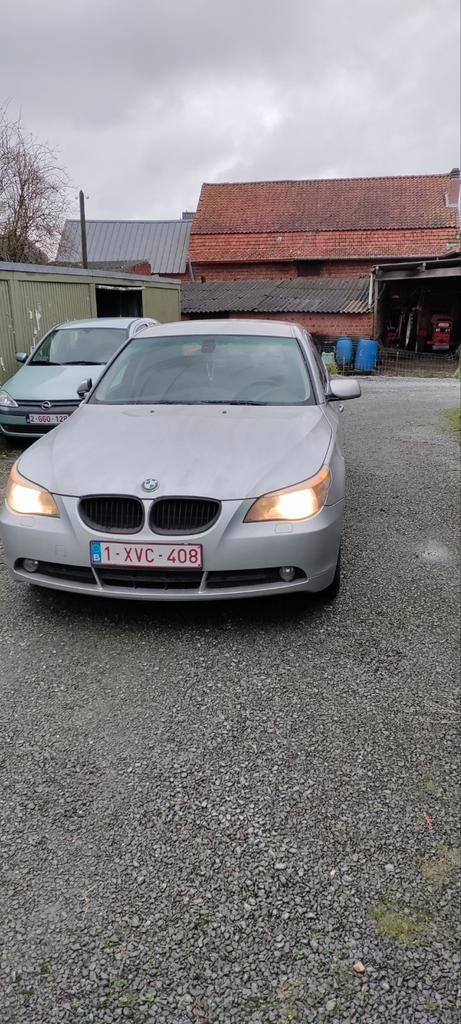 Bmw e60 520i, Auto's, BMW, Particulier, 5 Reeks, Benzine, Handgeschakeld, Zwart, Leder, Ophalen