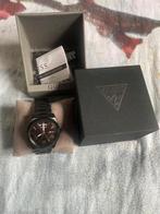 Horloge Guess zwart met goud, Staal, Staal, Polshorloge, Nieuw