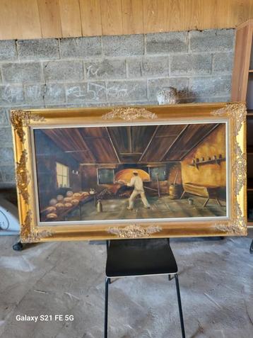 Antieke schilderij beschikbaar voor biedingen