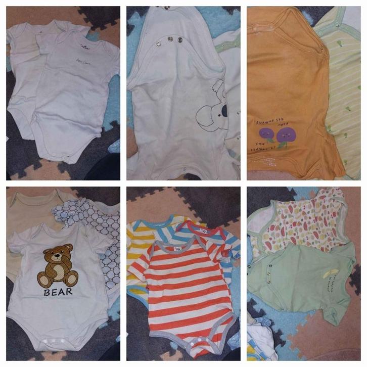 4 boîtes de vêtements garçon 68 - 92 +- 200pieces, Kinderen en Baby's, Babykleding | Baby-kledingpakketten, Gebruikt, Overige maten