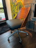 Retro bureaustoel, Huis en Inrichting, Bureaustoelen, Ophalen, Gebruikt, Zwart, Bureaustoel