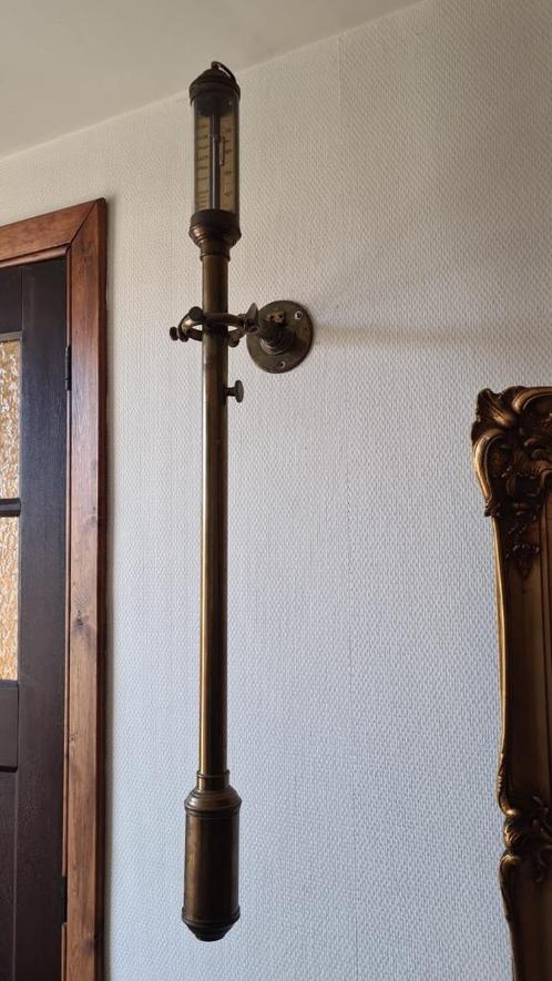 STICK BAROMETER J.J.B.L.M. 16 a 22 R. N. Desterro Lisbon., Antiek en Kunst, Antiek | Gereedschap en Instrumenten, Ophalen of Verzenden