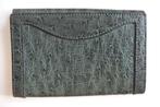 Delvaux zakje voor sleutels en kaarten groen leder, Handtassen en Accessoires, Portemonnees, Overige merken, Gebruikt, Ophalen of Verzenden