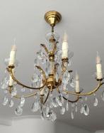 Vintage luster met 6 lichtpunten, Ophalen, Gebruikt