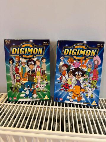 Digimon DVD seizoen 1 en 2 beschikbaar voor biedingen