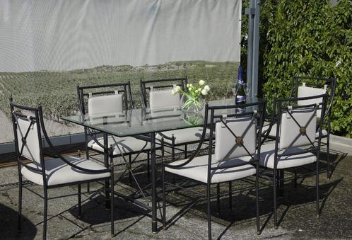 Originele eettafel uit de VTM reeks Familie, Huis en Inrichting, Tafels | Eettafels, Zo goed als nieuw, 50 tot 100 cm, 150 tot 200 cm
