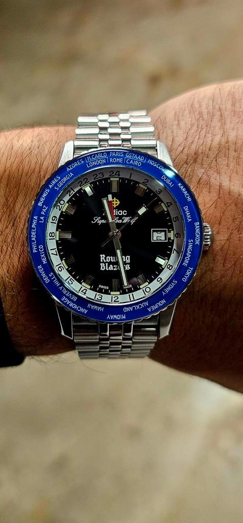 Zodiac Super Seawolf LIMITED, Handtassen en Accessoires, Horloges | Heren