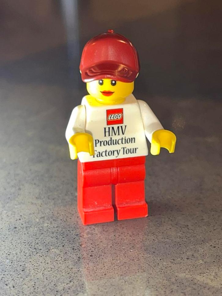 Zeldzaam Lego figuur HMV Production Factory Tour, Kinderen en Baby's, Speelgoed | Duplo en Lego, Zo goed als nieuw, Lego, Ophalen of Verzenden