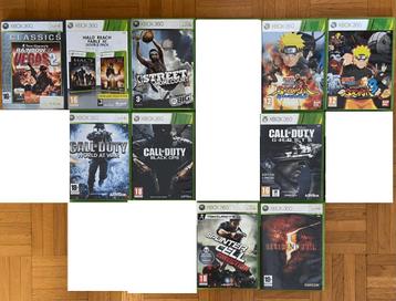  Xbox 360-games om uit te kiezen (Call Of Duty, Naruto, Resi beschikbaar voor biedingen