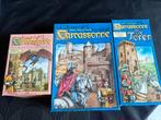 Carcassonne + 2 uitbreidingen, Hobby en Vrije tijd, Gezelschapsspellen | Bordspellen, Ophalen of Verzenden, Gebruikt