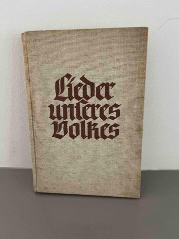 Liedboek 'Lieder unseres Volkes'  1938 beschikbaar voor biedingen