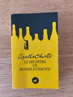 Boek "Le meurtre de Roger Ackroyd" van Agatha Christie, Ophalen, Gelezen, Agatha Christie