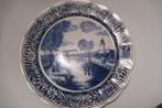 assiette déco Delfts Bosch 35cm, Enlèvement