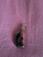 Pendentif en argent avec pierre (voir photo), Bijoux, Sacs & Beauté, Enlèvement ou Envoi, Comme neuf, Autres couleurs, Pierre ou Minéral