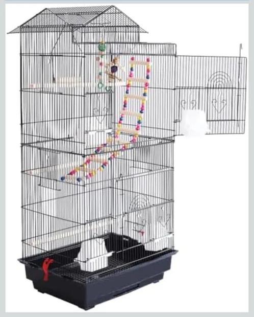 Grote vogelkooi met speelgoed, Dieren en Toebehoren, Vogels | Hokken en Kooien, Nieuw, Vogelkooi, Ophalen