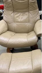 Stressless relaxzetels, Huis en Inrichting, Ophalen, Zo goed als nieuw, 75 tot 100 cm, Leer