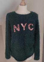 Groene NYC sweater van H&M, Kleding | Dames, H&M, Ophalen of Verzenden, Zo goed als nieuw, Maat 36 (S)