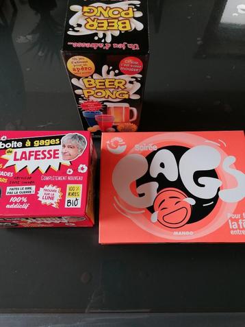 Lot de 3 jeux de fête