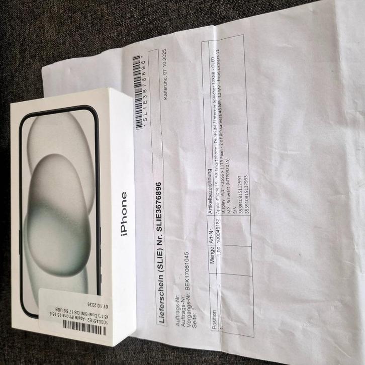 Apple iPhone 15 128GB – Nieuw, ongeopend – Met factuur, Telecommunicatie, Mobiele telefoons | Apple iPhone, Nieuw, 128 GB, Zonder abonnement