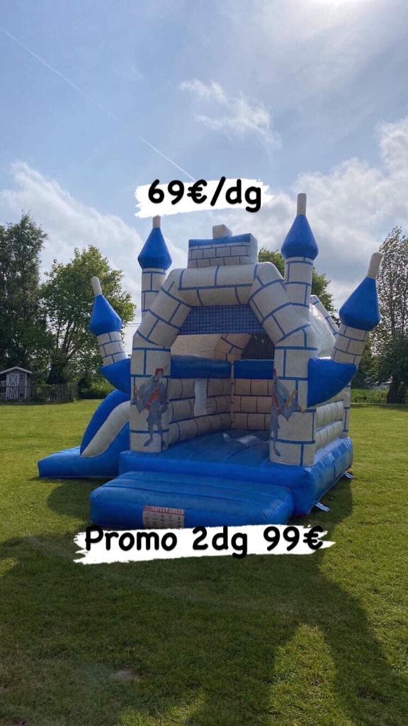 Springkastelen te huur 99€ voor 2 dg, Hobby en Vrije tijd, Feestartikelen | Verhuur, Ophalen