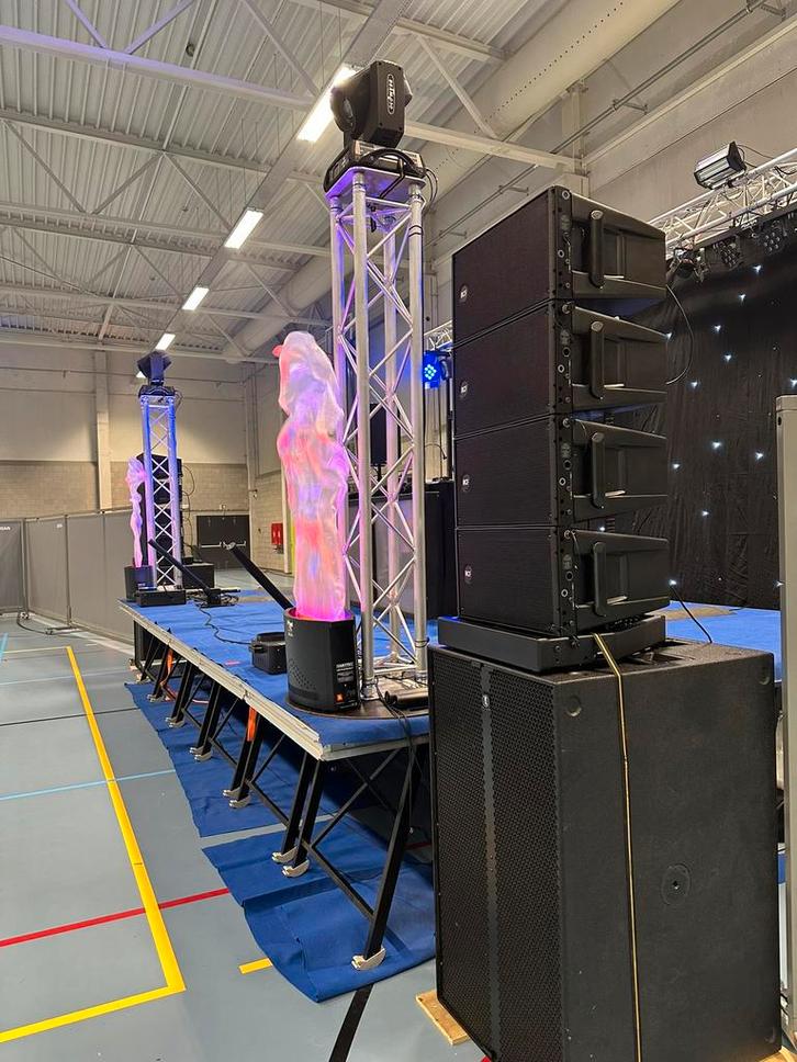 RCF actieve Line array set kompleet plug&play, Audio, Tv en Foto, Luidsprekerboxen, Ophalen