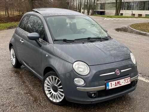 Fiat 500 1.2i Essence Euro5 6/2010 Cuir Clim Toit Ouvrant, Auto's, Fiat, Bedrijf, ABS, Airbags, Airconditioning, Bochtverlichting