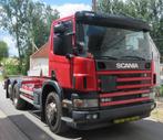 Scania 94 GB 6X2 - 435.922km - 09/2003 - euro 3, Auto's, Vrachtwagens, Te koop, Zwart, 2 zetels, Rood