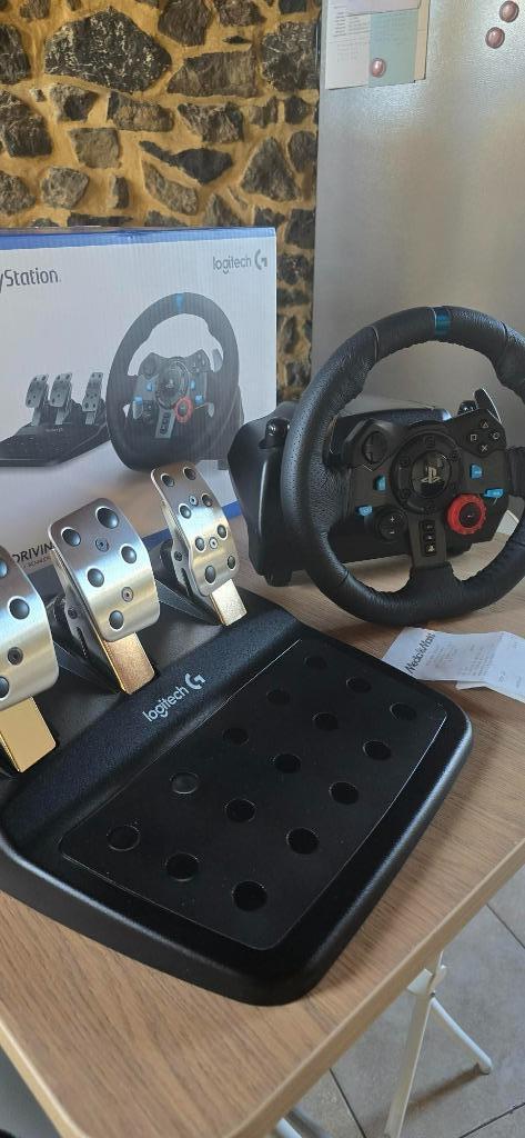 Volant Logitech G29 Driving Force + Pédalier, Computers en Software, Joysticks, Zo goed als nieuw, Ophalen