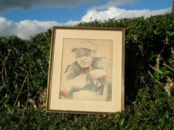 GEWELDIGE TEKENING GESIGNEERD DUPAGNE ADRIEN LIÈGE ZIE FOTO' beschikbaar voor biedingen