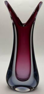 Murano Sommerso vaas, mogelijk ontworpen door Flavio Poli, Ophalen of Verzenden