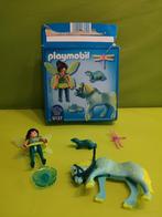Playmobil - Fairies - 9137 Fée de l'eau avec cheval, Complete set, Ophalen of Verzenden, Zo goed als nieuw