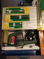 scie sabre - BOSCH PFZ 550 E + lames + coffret (peu servis), Bosh, Ophalen of Verzenden, Zo goed als nieuw, 70 mm of meer