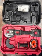 Slijpschijf met accu + oplader, Doe-het-zelf en Bouw, Gereedschap | Zaagmachines, Ophalen, Zo goed als nieuw