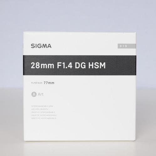 Sigma 28mm F/1.4 DG HSM ART Canon, Audio, Tv en Foto, Foto | Lenzen en Objectieven, Nieuw, Groothoeklens, Ophalen