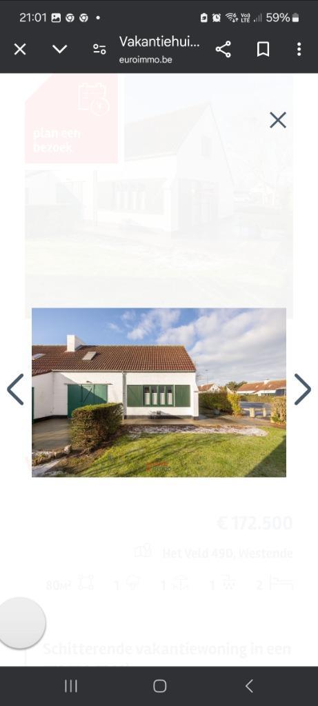 Huis westende, Immo, Huizen en Appartementen te koop, Provincie West-Vlaanderen, tot 200 m², Overige soorten, D