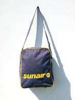 Vintage 70s Sunair schoudertas / zak / bag, Blauw, Gebruikt, Ophalen of Verzenden