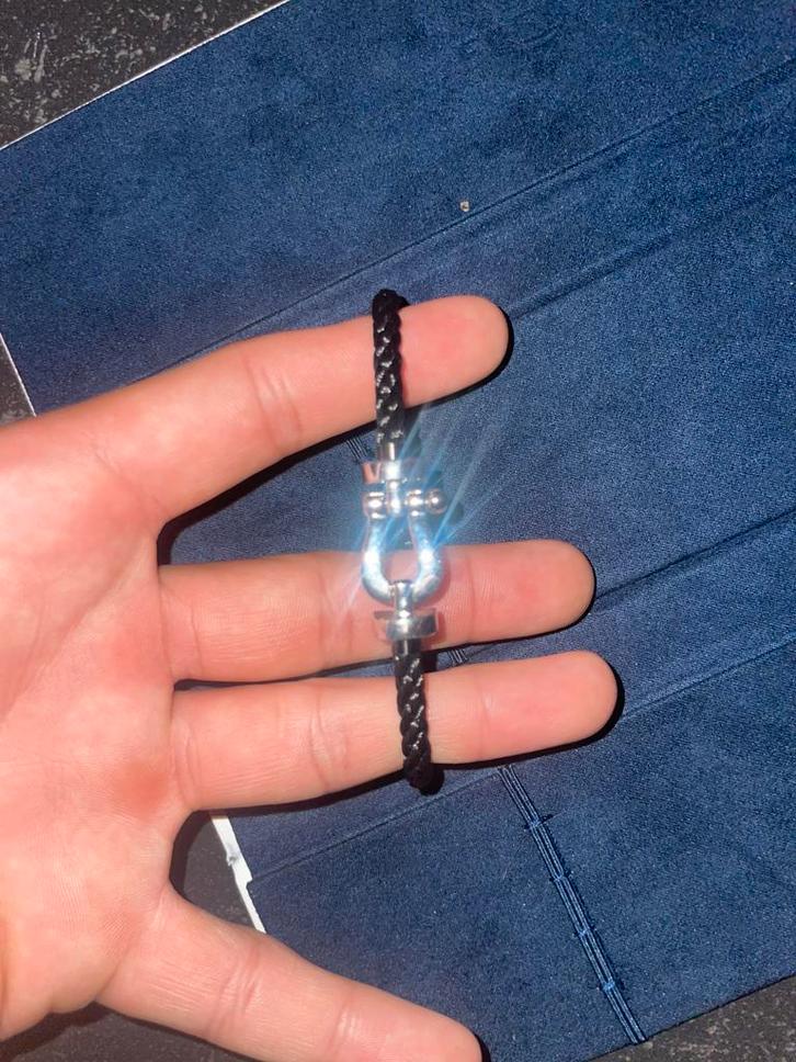 Fred armband, Handtassen en Accessoires, Armbanden, Zo goed als nieuw, Leer, Ophalen of Verzenden
