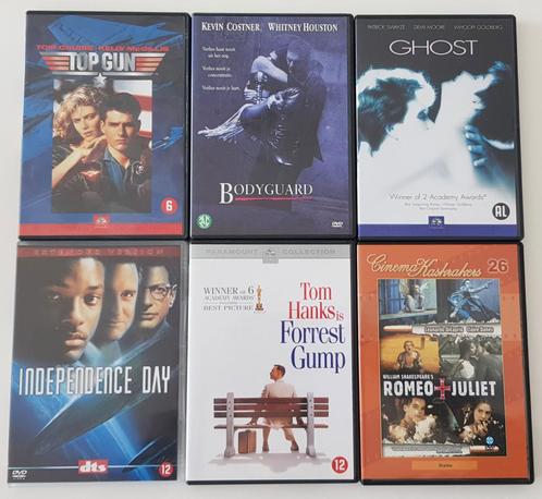 Lot dvd klassiekers : Bodyguard, Ghost, Top Gun, Forrest ..., CD & DVD, DVD | Classiques, Comme neuf, Autres genres, 1980 à nos jours